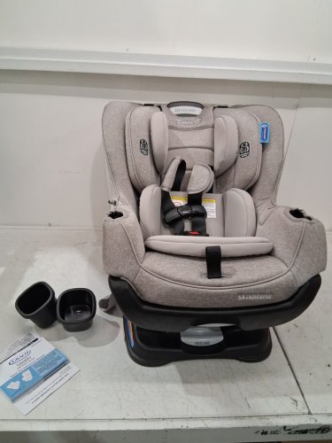 graco Extend2Fit Convertible Car Seat - 4-65lb capacity - ashten grey (model: 2235796) image 3