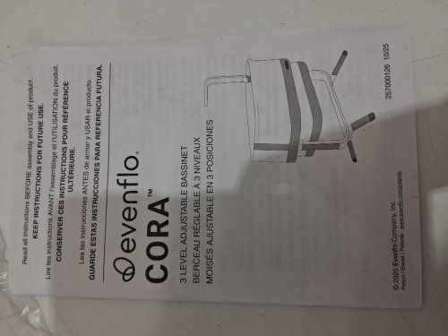 3-in-1 Evenflo Cora Adjustable Bassinet - newborn -12Months - Coastal Coffee (model: BA100212516) image 3