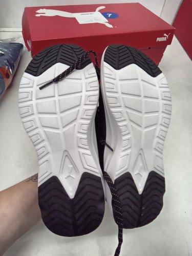 women's puma running shoes - size 7 - black (style: 9556607) image 3