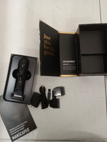 mens manscaped the lawn mower 3.0 plus groin & body hair trimmer - black image 3