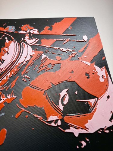 9"x6" 3D Printed - Deadpool - Marvel - Textured Photo image 3