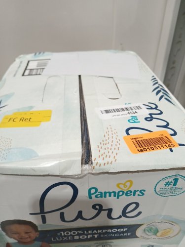 58PK Pampers Pure 100% Leakproof Baby Diapers - Size 4 image 3