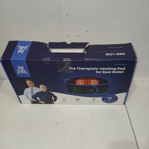 BOB AND BRAD ThermoRed Heating Pad Belt Massager for Lower Back - near infrared heat and red light with 4 heat levels and 4 vibration modes - overheat protection image 3