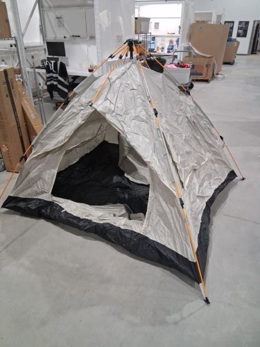 Intexca lightweight Pop-up Camping Tent with carry bag - 1-2 person - beige image 4