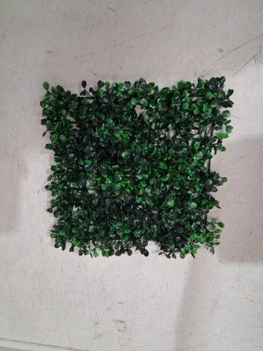 24PK Artificial Background Boxwood Hedge Wall Panels - 10" - green image 3