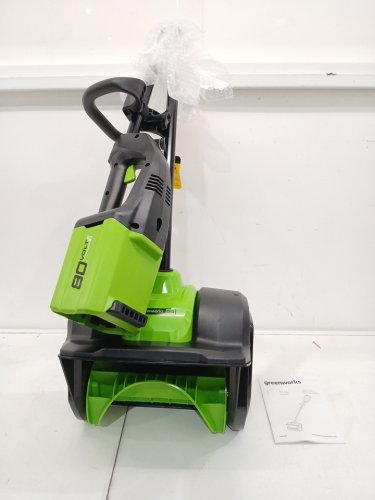 GREENWORKS PRO CORDLESS SNOW SHOVEL *TOOL ONLY*  - 80V - 12" - Green (MODEL: 2601202) image 3