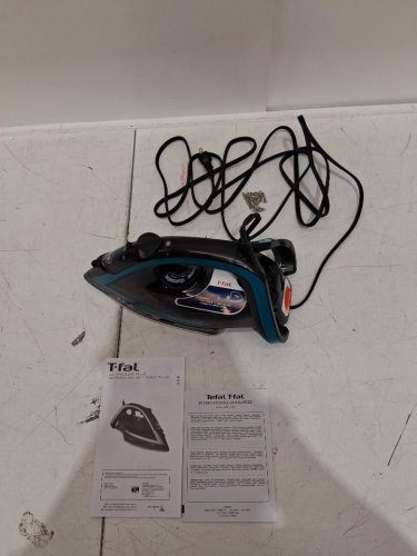 T-FAL ULTRAGLIDE PLUS ENHANCED STEAM IRON WITH CALCIUM COLLECTOR - BLACK/TEAL (MODEL: 1980969/FV5871Q0) image 3