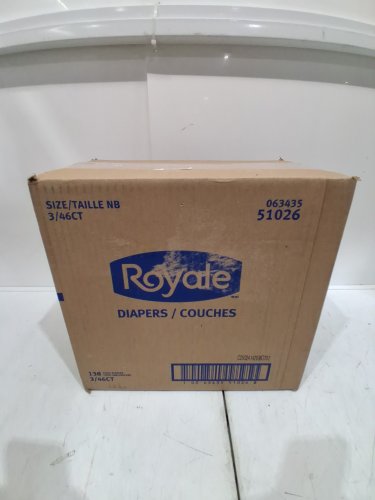 138pk royale premium disposable diapers - new born (model: 063435/51026) image 2