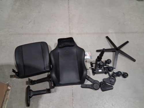 Cybeart Apex Series Ghost Edition Gaming Chair 22.5" x 20.5" x 56" - black image 2