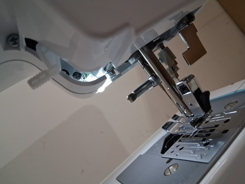 Brother Sewing and Quilting Machine with 37 Built-In Stitches, Wide Quilting Table, Automatic Needle Threader, Drop-In Top Bobbin, 1-Step Buttonhole, 8 Included Presser Feet and Bright LED Work Area - White (Model: XR3774) image 3