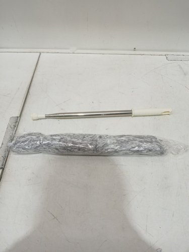DELUX Microfiber Feather Duster - 100" - Silver/Gray - (Model: B07XGJQPLJ) image 3