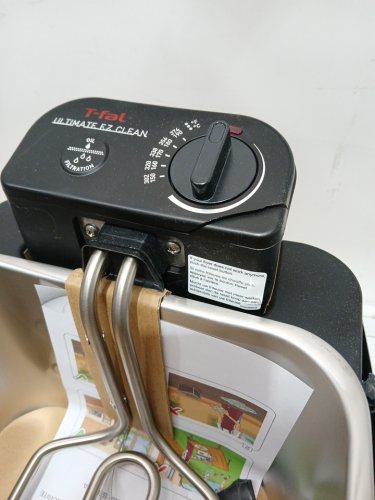 T-fal EZ Clean Deep Fryer, Low Odor XL Deep Fat Fryer - 3.5L - black/silver (model: serie f58-m1) image 5
