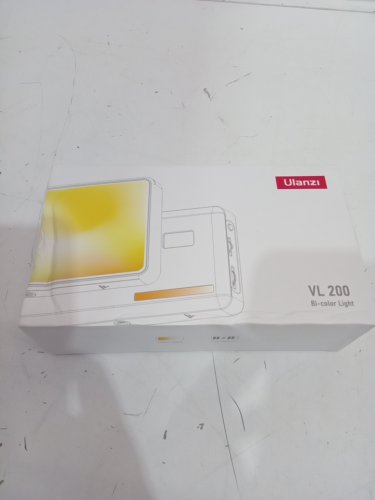 ULANZI Bi-Color LED Video Light, Portable Camera Light - 2500k-9000k - black (model: VL200 ) image 2