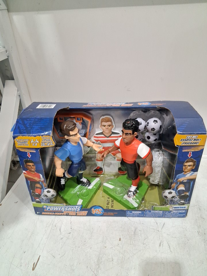powershots double strike soccer - 2 player set - blue/red/white (model: 1851554) image 2