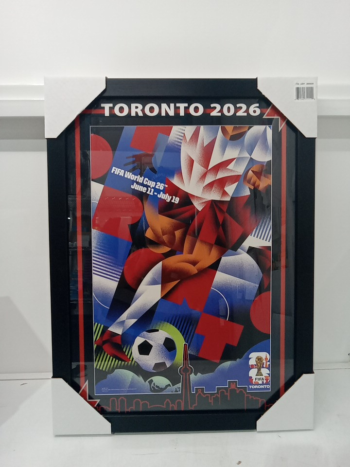 frameworth Toronto 2026 FIFA World Cup poster - Photoglass Framed - 18" x 24" - black image 3