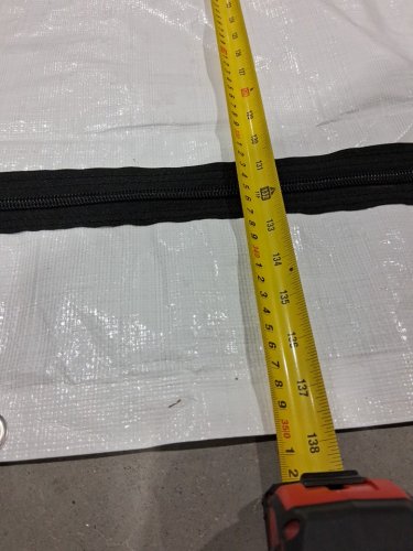 ShelterLogic Enclosure Kit for SuperMax Canopy - White - 100% Waterproof Seams - 12FT - 20FT - Cover Only (25774) image 4