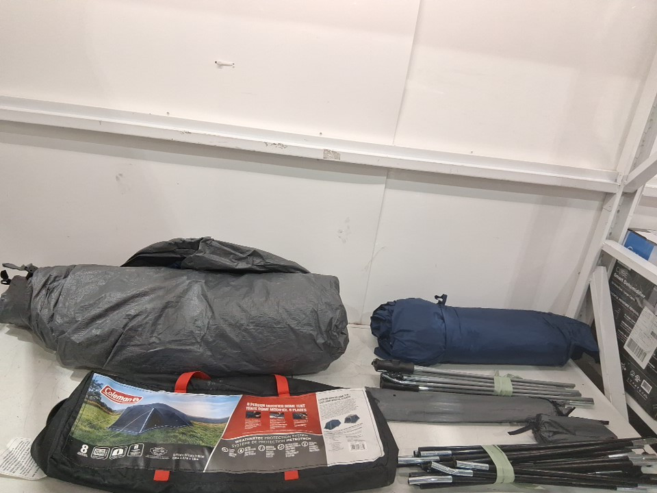 COLEMAN 8-PERSON modified dome full fly CAMPING TENT - 9FT x 12FT x 6FT - blue (MODEL: 1985281) image 2