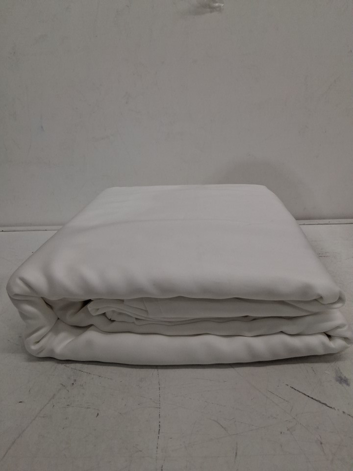 THRESHOLD TENCEL BREATHABLE DUVET COVER - FULL/QUEEN - WHITE (MODEL: T1398) image 2