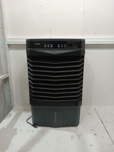 costway evaporative air cooler with 12H timer, 3 speed cooling fan & remote control - 3.7GAL - white (model: es10673us-wh) image 3