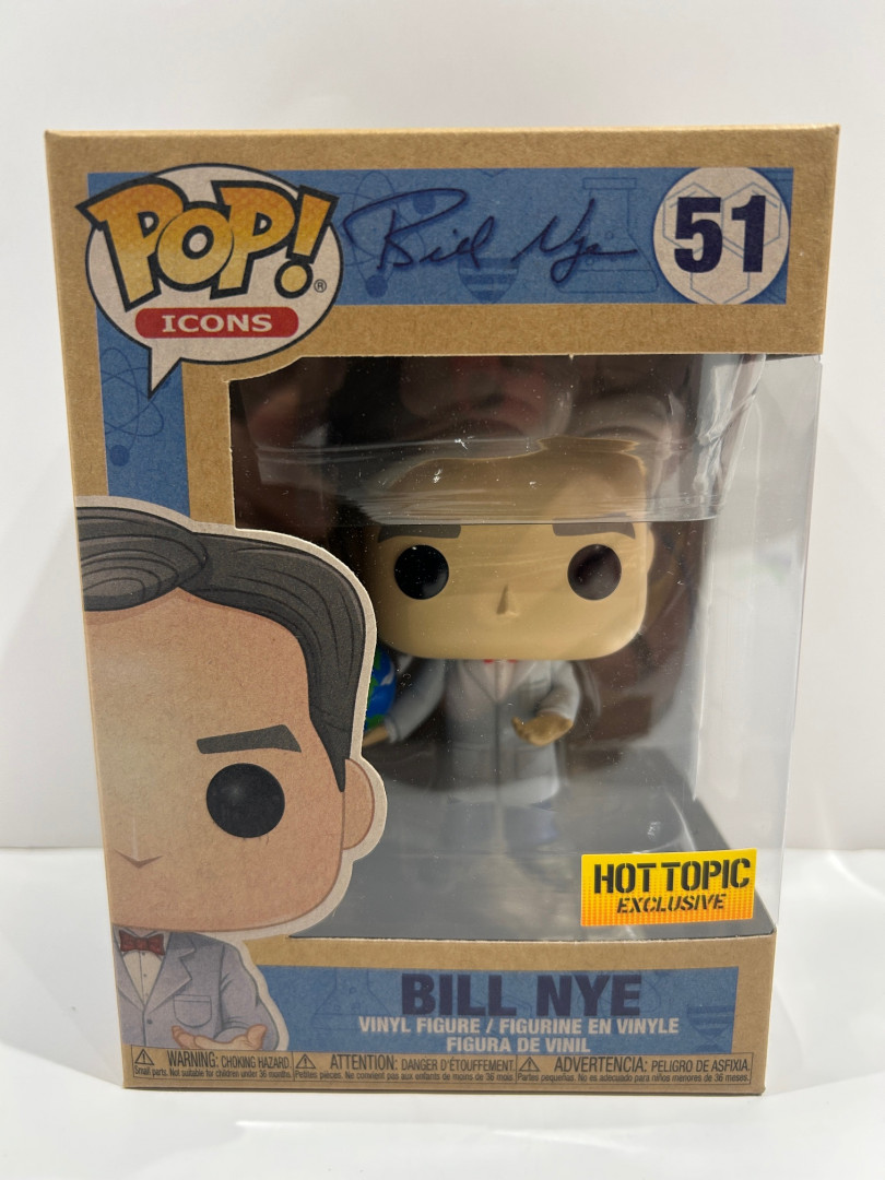 Funko pop! **hot topic exclusive** icons: bill nye - bill nye vinyl figure (#51) image 2