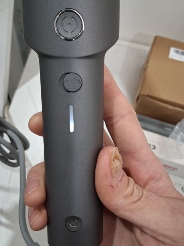 tymo curlpro automatic hair curler - 1" barrel - metallic grey (model: hc503l) image 2