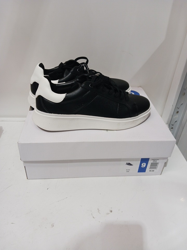 men's aldo Court Shoe - size 9 - black (style: 3322509) image 2
