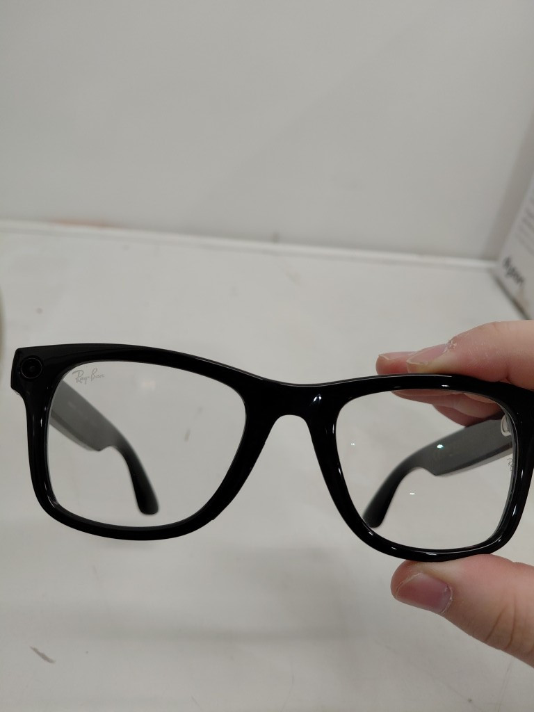 RAY-BAN META WAYFARER gen 2 smart glasses size 53 - gloss black with clear lenses (model: rw4012) image 2