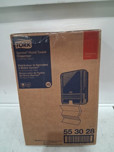 TORK ELEVATION XPRESS HAND TOWEL DISPENSER - BLACK (MODEL: 553028) image 4