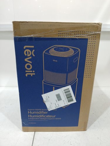levoit evaporative humidifier superior 600s - 14.37" x 14.37" x 22.24" - white (model: leh-s601s-wca) image 2