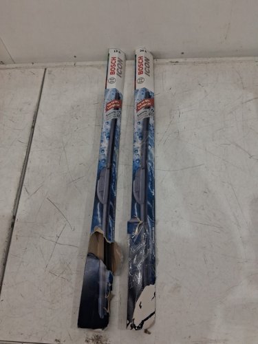 2pc BOSCH ICON Beam extreme all-weather Wiper Blades Driver and Passenger Side - (MODEL: 26A / 19A) image 2