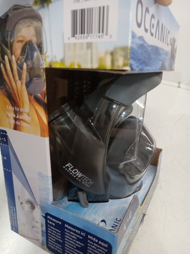 Oceanic Full Face Snorkeling Mask - large - black/clear (model: 1819517) image 3