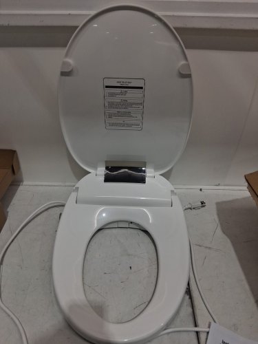 Wljbidet Elongated Smart Bidet Toilet Seat with Heat/Dryer & Nightlight - 18.5" - white - (model: wlj-o80kl ) image 6
