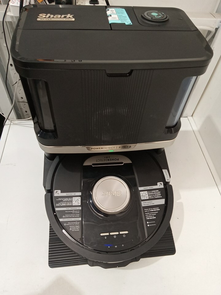 SHARK POWERDETECT 2-IN-1 ROBOT VACUUM AND MOP WITH NEVERTOUCH PRO BASE - SELF EMPTYING, SELF REFILLING AND SELF CLEANING BAGLESS ROBOT VAC - BLACK (MODEL: RV2820ZECA) image 5