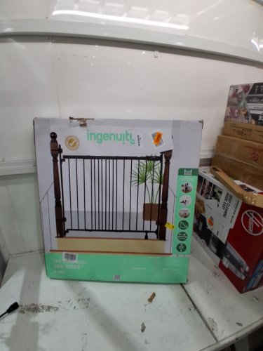 ingenuity the stariway+ 46W series pet/baby gate - 32.5" x 31"-46" - black (model: 17171) image 3