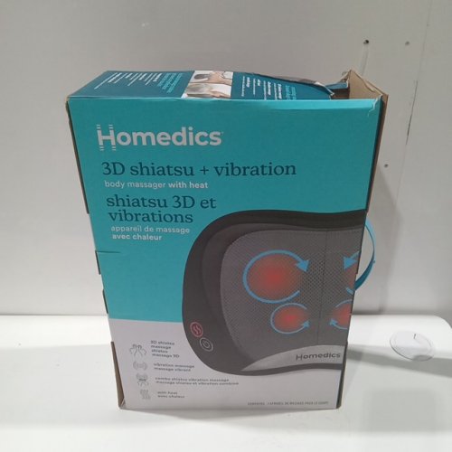 HoMedics 3D Shiatsu + Vibration Body Massager with Heat (Model: SP-SP-104CA) image 3