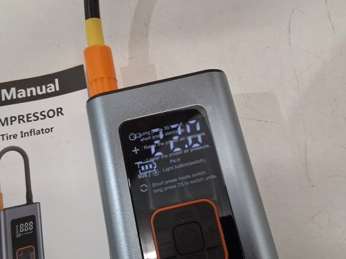 PORTABLE TIRE inflator air compressor - 180psi - grey (model: C5) image 4