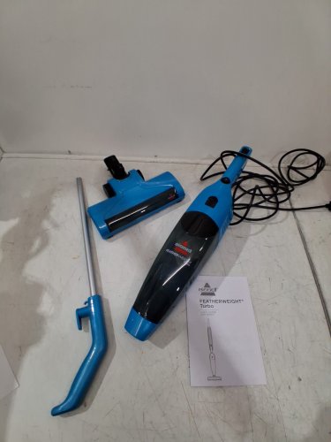 BISSELL FEATHERWEIGHT TURBO 2-IN1 STICK & HANDHELD VACUUM - BLUE (MODEL: 2610b) image 3