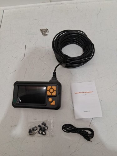 lightswim Industrial HD Digital Borescope endoscope Inspection Camera - 1080P hd, 4.3" IPS, IP67 Waterproof, 8 LED Lights 16.5ft Semi-Rigid Cable - black (model: p100) image 3