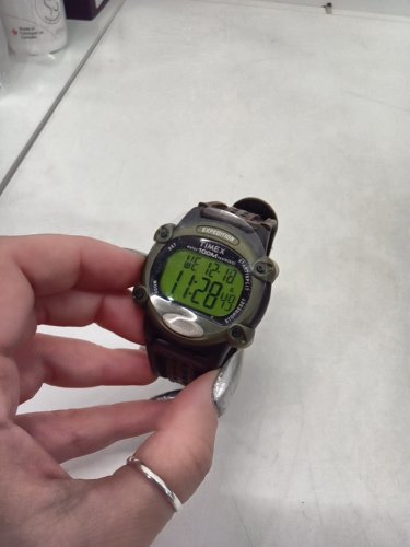MEN'S TIMEX  EXPEDITION MIXED NYLON & LEATHER STRAP - 39mm- OLIVE GREEN/BROWN (9T480429J) image 4