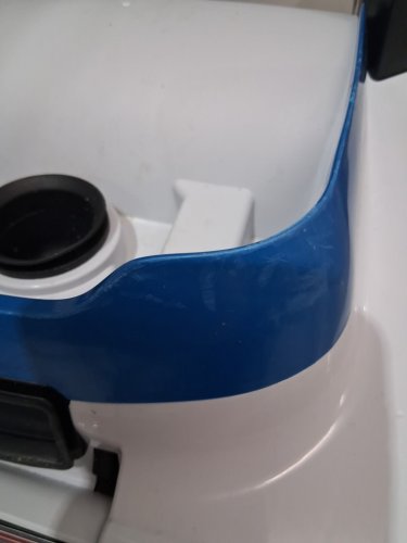HOOVER corded POWERDASH PET COMPACT lightweight CARPET CLEANER - WHITE/BLUE (MODEL: FH50705vcd) image 6