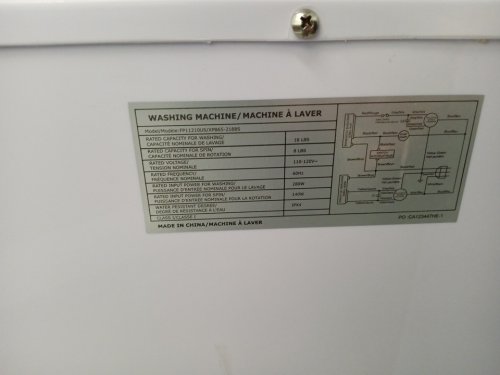dortala twin tub portable semi-automatic washing machine - 29" x 16.5" x 31.5" - dark grey (Model: fp11210us-gr) image 3