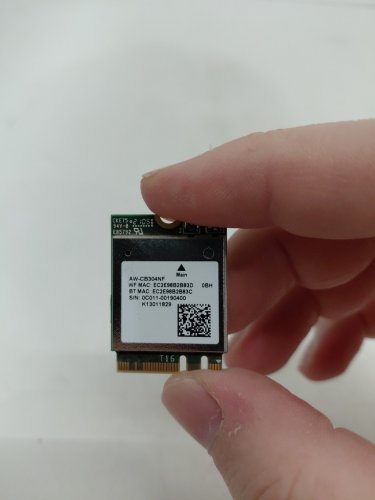wireless wifi/bluetooth chip for laptops (model: aw-cb304) image 2