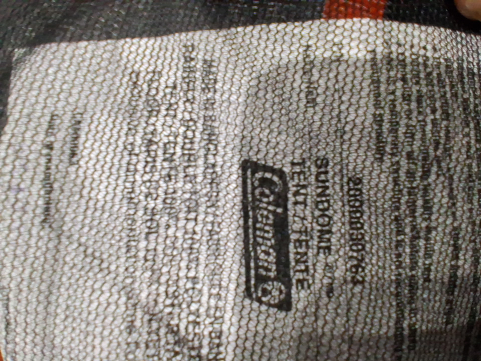 coleman 6-person sundome camping tent - 10ft x 10ft - grey/orange image 4