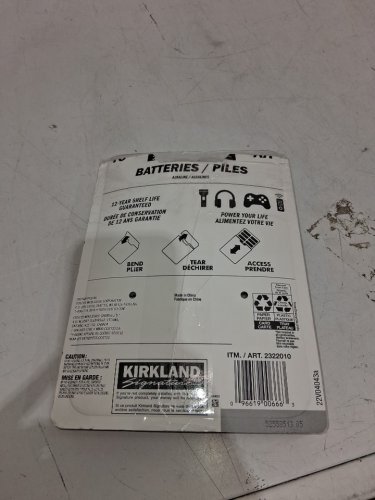 47pk kirkland signature alkaline batteries - AA  1.5 V (MODEL: 2322010) image 4