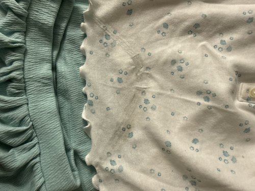 3PC GIRL'S CARTER'S ONE SHIRT ONE SHORT AND ONE DRESS - 24M - BLUE/WHITE (MODEL: 3702222) image 3
