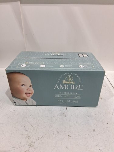 74PK Pampers Amore Our Best Diapers with Keep Dry Liner - Size 2 (10-22LBS) - multicoloured image 2