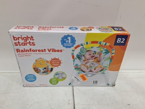 BRIGHT STARTS RAINFOREST VIBES VIBRATING BOUNCER image 2