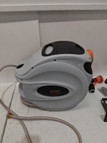 Retractable Hose Reel - 100FT x 1/2" - grey (Model: hl-xw30) image 7