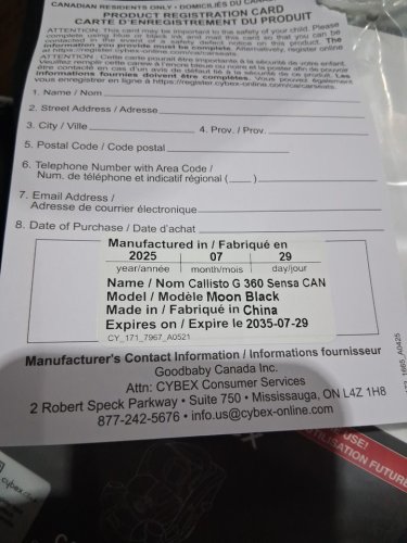 Cybex Callisto G 360 Rotating All-in-One Convertible Car Seat - 120LBS MAX - Moon Black image 4