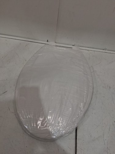 Garvee elongated soft close easy clean plastic toilet seat - 19" - white (model: pho_11gxk800) image 3